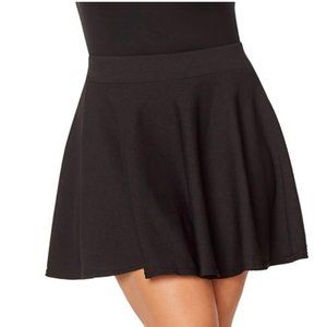 Spirit Halloween Black Skater Skirt Size S